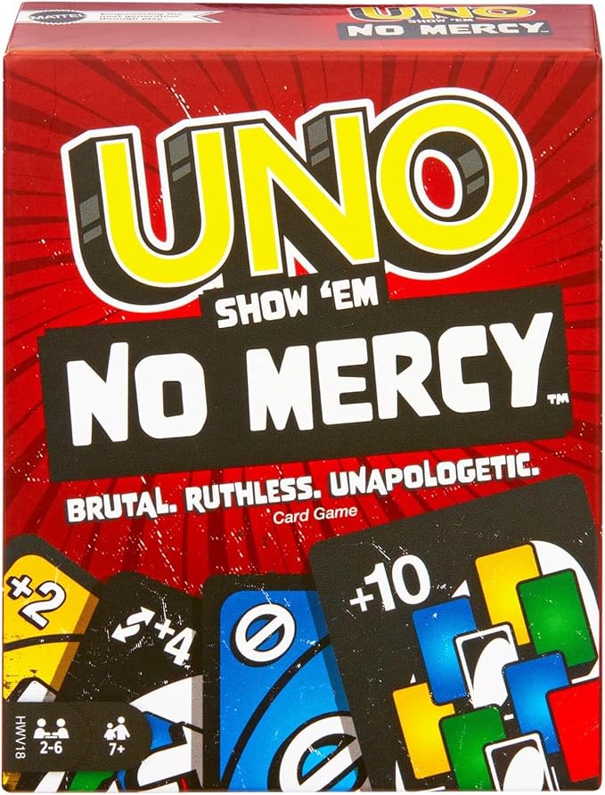 UNO Jogo de Cartas No Mercy 7 anos