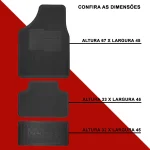 Tapete Automotivo Carro Volkswagen Versátil Borracha 5 peças