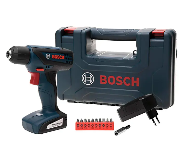Parafusadeira e Furadeira Bateria BIVOLT Bosch 12V GSR 1000 Smart