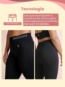 Calça Legging Max Lupo Academia Sem Transparência Original Fitness Treino Presente Dia dos Namorados