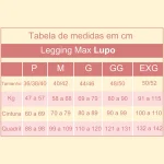 Calça Legging Max Lupo Academia Sem Transparência Original Fitness Treino Presente Dia dos Namorados