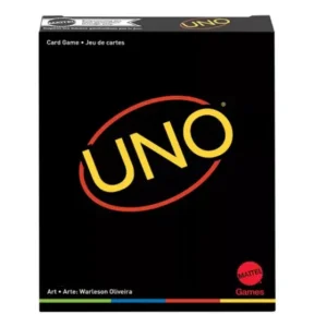 Jogo de Cartas Uno Black & UNO Baralho Alta Qualidade Cartas Diversão Entretenimento com Amigos
