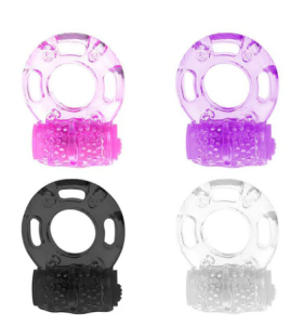 Anel Peniano Com Vibrador Borboleta Super Flexível Cor:roxo