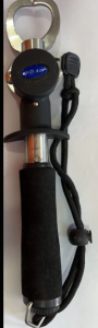 Alicate Multi-função de Pesca 3 em 1 Fita métrica 1 metro Balança 15 kg Corpo em aço inox 24 cm