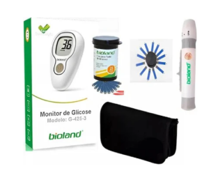 Kit Glicemia Bioland G425-3 Branco