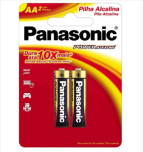 Pilha Alcalina – AA – C/ 2 Und – Panasonic