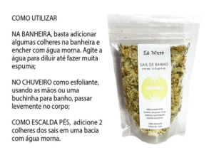 Sal de Banho CAMOMILA Banheira Ofurô Ilê Wurá