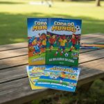 Kit Copa do Mundo Infantil 2026: 4 Livros de Colorir Futebol + 4 Cards com Figurinhas dos Jogadores Craques + Lápis de Cor 12 Cores