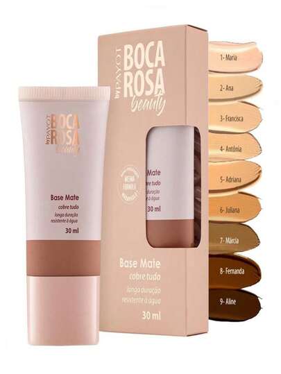 Base Mate Cobre Tudo 30ml Boca Rosa
