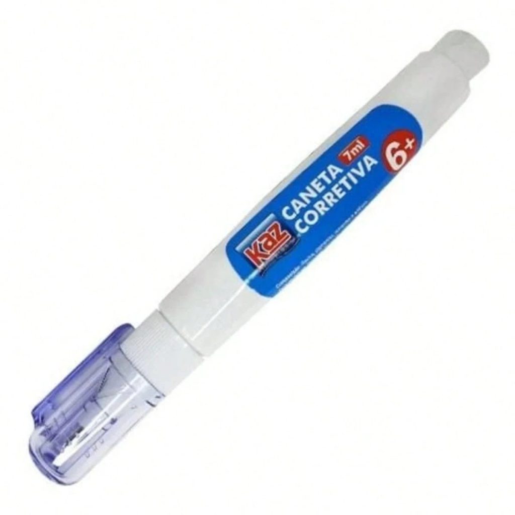 Kit Corretivo Branquinho em Caneta Escolar Escritorio 7 ml