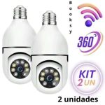 Prova D’água Infravermelho Lâmpada Sem Fio Wifi Kit Câmera Segurança