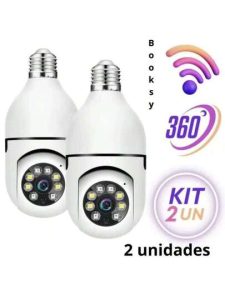 Prova D’água Infravermelho Lâmpada Sem Fio Wifi Kit Câmera Segurança