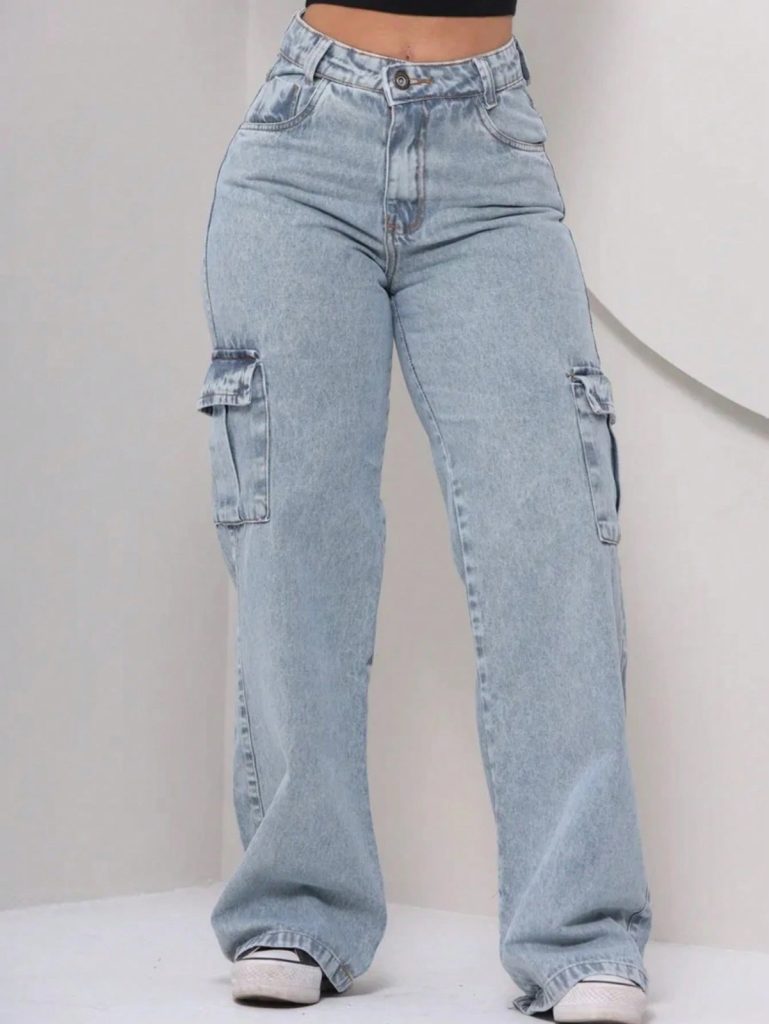 Calça Cargo Feminina Confortável Casual