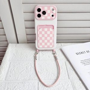 Capa de Telefone com Cordão e Porta