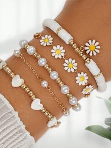 Conjunto de Pulseira com 5 Peças