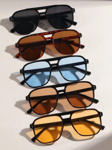 5 Peças Conjunto de Óculos de Moda Quadrados