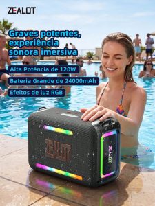 ZEALOT S95 120W alto-falante de potência máxima de saída