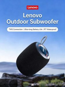Alto-falante Bluetooth Portátil Lenovo SC3306 Recarregável USB à Prova d’Água Pequeno Alto-falante