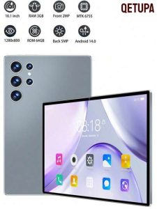 Qetupa Tablet PC Android 14 de 10,1 polegadas