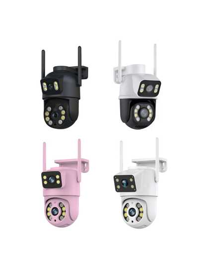 Câmera De Segurança Wi-Fi YOOSEE IP66 Com Lente Dupla E Visão 360° Por Detecção De Movimento.