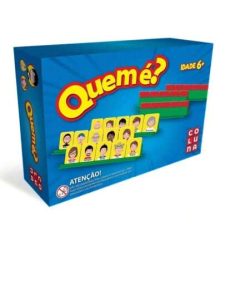 Jogo De Mesa Tabuleiro Quem E? Brinquedo Infantil Educativo