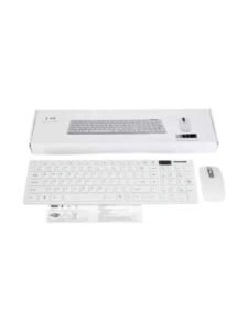 Kit Teclado E Mouse Sem Fio Com Receptor Bluetooth