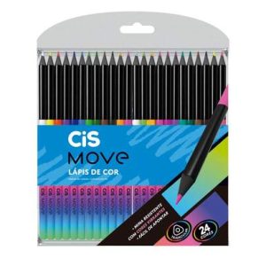 Lapis De Cor Move 24 Cores Cis