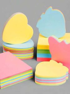 Bloco De Notas Super Adesivo Post-it Em Formatos Sortidos Colorido