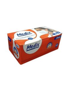 Máscara Descartável Tripla Branca c/Elástico c/50 – Medix