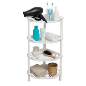 Porta Shampoo de Canto Organizador Para Banheiro 4 Andares