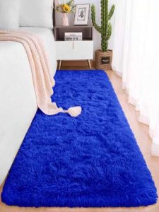 Tapete Passadeira Peluda Felpuda 2,00 X 0,60 m Macia Para Quarto Corredor Beira de Cama