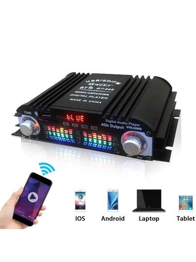 Controlador de DJ, amplificador de áudio HiFi de pico de 1600 W