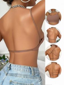 DesireSculpt Sutiã Sem Costas Sexy e Sem Emendas
