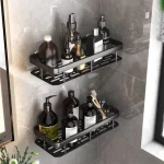 Kit 2 Prateleiras Retangular Banheiro para Objetos Multiuso Metal – Mm House