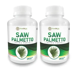 2 Potes Saw Palmetto 500mg 240cps – Tree of Life