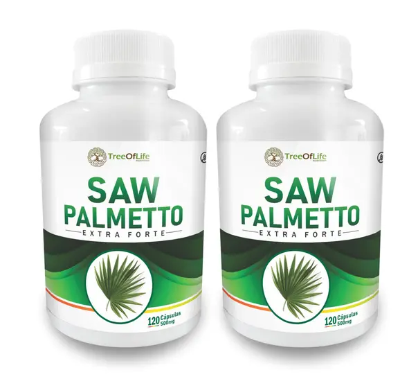 2 Potes Saw Palmetto 500mg 240cps – Tree of Life