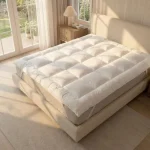 Pillow Top Casal Manta Acrílica Siliconada 138x188cm Extra Macio Protetor de Colchão Conforto Hotel Premium – SouTextil