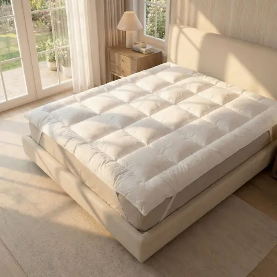 Pillow Top Casal Manta Acrílica Siliconada 138x188cm Extra Macio Protetor de Colchão Conforto Hotel Premium – SouTextil