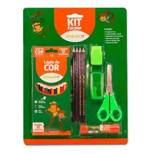 Kit Material Escolar Completo Infantil Menina Menino Lápis – leo e leo