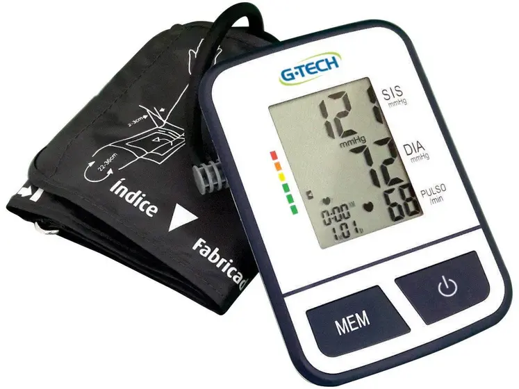 Aparelho medidor de pressão arterial digital de braço G-Tech BSP11
