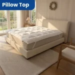 Pillow Top Casal Manta Acrílica Siliconada 138x188cm Extra Macio Protetor de Colchão Conforto Hotel Premium – SouTextil