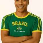 Blusa do Brasil Bordada Adulto Masculina – ToJoia18k
