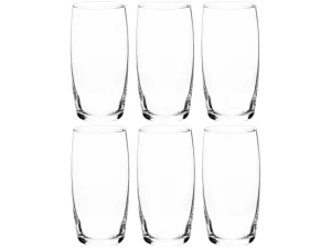 Jogo de Copos de Vidro 300ml 6 Peças Nadir – Oca Long Drink