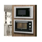 Kit Forno Elétrico 44L E Micro-Ondas Com 8 Funções De Embutir em Aço Inox Fischer 220 V