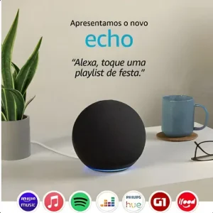 Echo Dot 5ª Geração Som Envolvente, Controle Completo – FACILITA