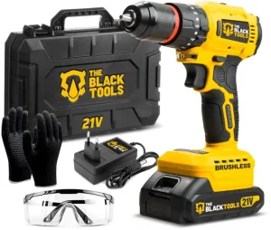Furadeira Parafusadeira A Bateria 21v Com Maleta Acessorios – The Black Tools
