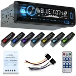 Radio Automotivo com Bluetooth Aparelho de Som potente Musica MP3 para carro entrada cartão – Lelong