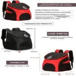 Bolsa de transporte mochila petshop caes gatos passeio pet dog bag viagem canguru cachorros – MAKEDA