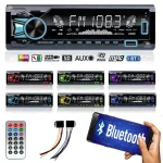 Radio Automotivo com Bluetooth Aparelho de Som potente Musica MP3 para carro entrada cartão – Lelong