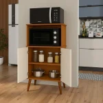 Paneleiro Torre Quente Cozinha Lisboa Para Microondas e Forno 2 Portas Multiuso Resistente – Dullar Móveis